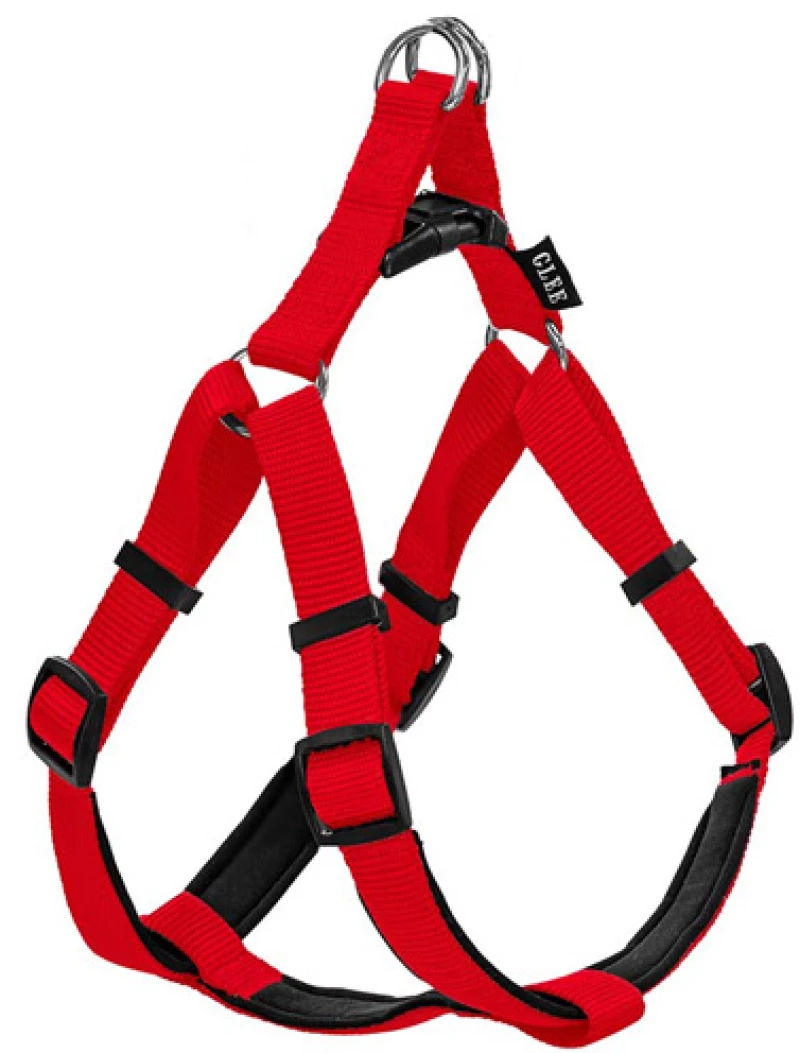 Σαμαράκι Σκύλου Glee με Neoprene S 16mmx41cm-51cm Κόκκινο