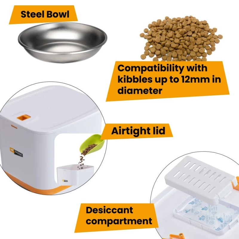 Αυτόματη Ηλεκτρονική Ταΐστρα Ferplast Risto Pet Smart 6 L