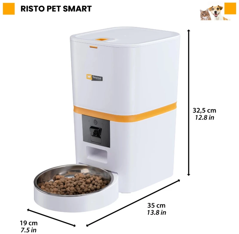 Αυτόματη Ηλεκτρονική Ταΐστρα Ferplast Risto Pet Smart 6 L