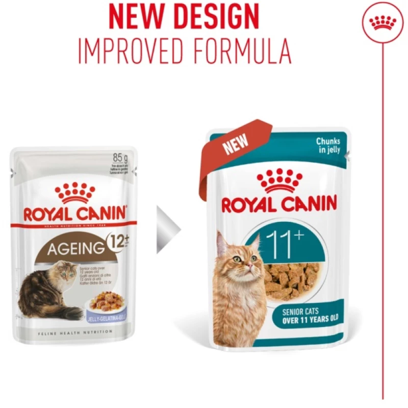 Royal Canin Cat Wet Food Ageing 11+ Jelly 12x85gr